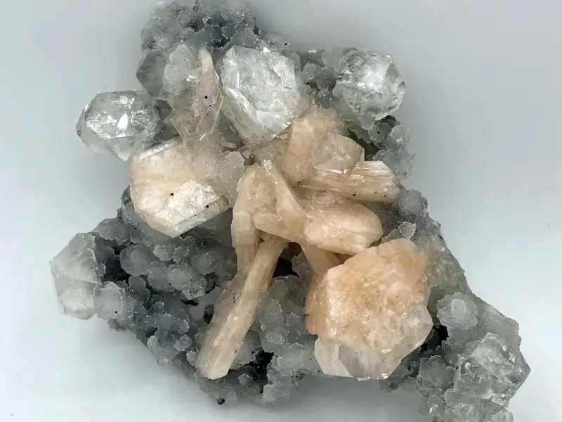 Apofylit se stilbitem